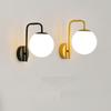 Modern Simple LED Wall Lamps Creative Glass Ball Wall Light Living Room Bedroom Bedside Lnterior Staircase Corridor Wall Liaht