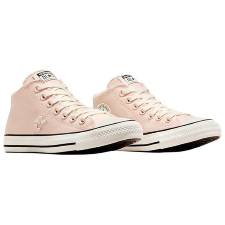 Converse Chuck Taylor All Star Madison Crafted Laces Удобные и универсальные парусиновые полуботинки для женщин розового цвета