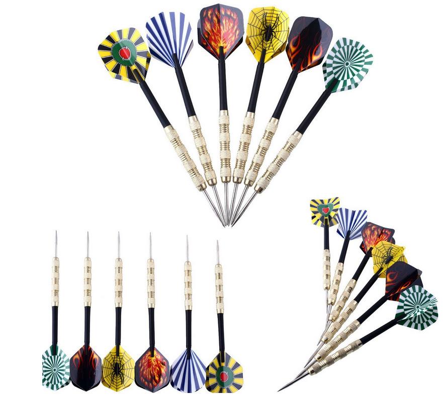 In Stock: 18-Piece Iron-Plated Copper Darts Needles Set, Total Length 152mm