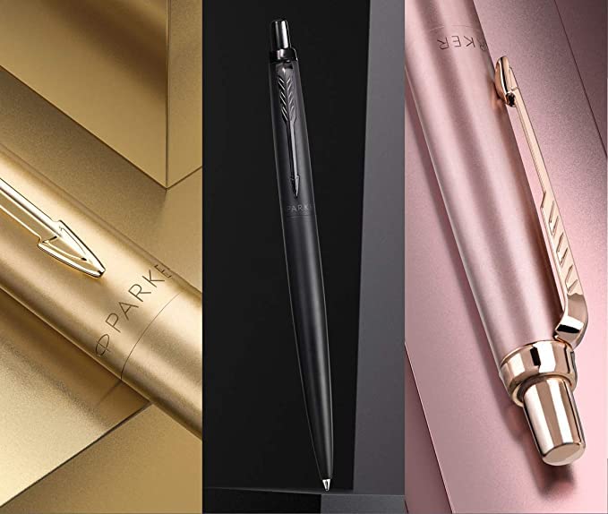 Parker Ballpoint Pen Jotter XL Black BT Medium Point with Pen Sheath Gift Box Set 2122657Z V1d Oil-based