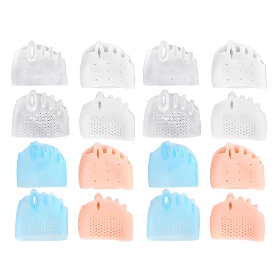 Разделитель пальцев ног для перекрывающихся пальцев ног Дышащие разделители пальцев ног для женщин и мужчин Выпрямитель для перекрывающихся пальцев ног Многоразовые разделители пальцев ног для ухода за ногами Йога