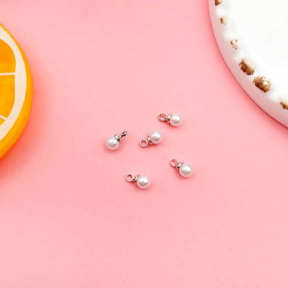 10 шт. Ручная работа Имитация жемчуга Декор для одежды DIY Подвесные серьги Подвеска Молния