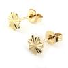 [N1718] - Gold Plated 'Flora' Earrings - 6 Mm