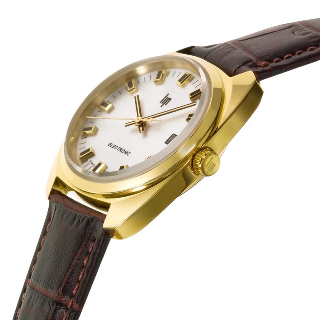 Authorized Distributor Lip Watch Ladies De 671022 GDG Classic 35mm Gold Brown Leather [LIP] [Général Gaulle]