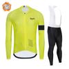 Winter Cycling Clothes Men's and Women's Breathable Road Mountain Cycling Clothes 2026 Winter Velvet Warm Cycling Clothes Set