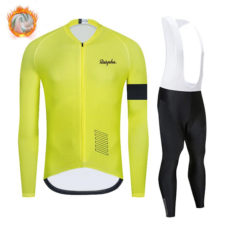 Winter Cycling Clothes Men's and Women's Breathable Road Mountain Cycling Clothes 2026 Winter Velvet Warm Cycling Clothes Set