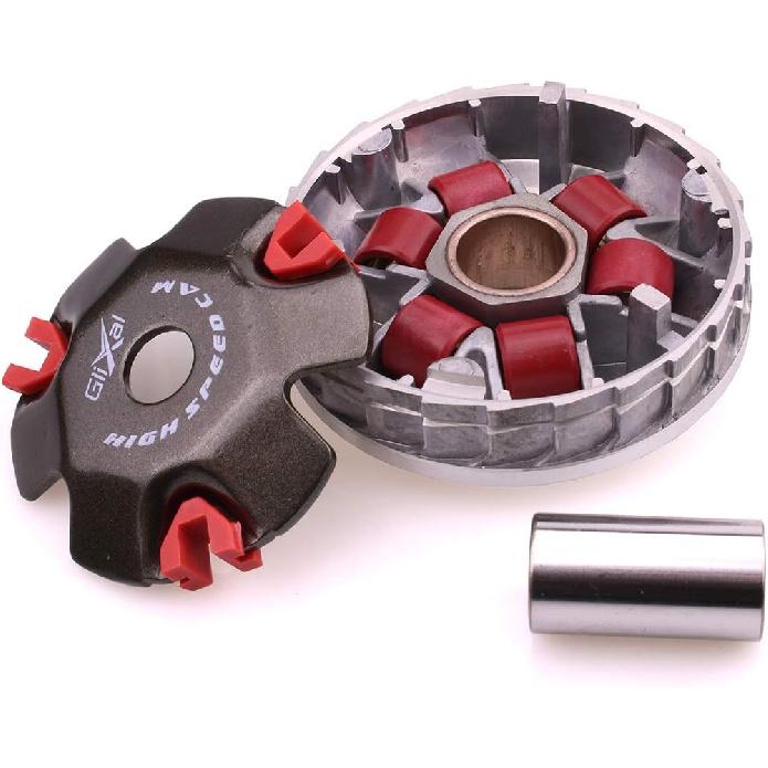 Glixal ATKS-041 High Performance Racing Variator Kit With 6.5 Gram Roller Weights For Chinese Scooter Moped ATV 4-Stroke GY6 50Cc 80Cc 100Cc 139QMB
