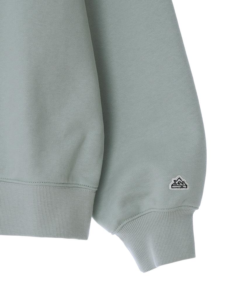 LEE Shadow Embroidery Logo Sweatshirt Light Green