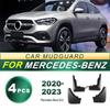Mercedes-Benz GLA 2020-2023 Mud Guards: Soft Rubber Anti-Splash Fender Accessories