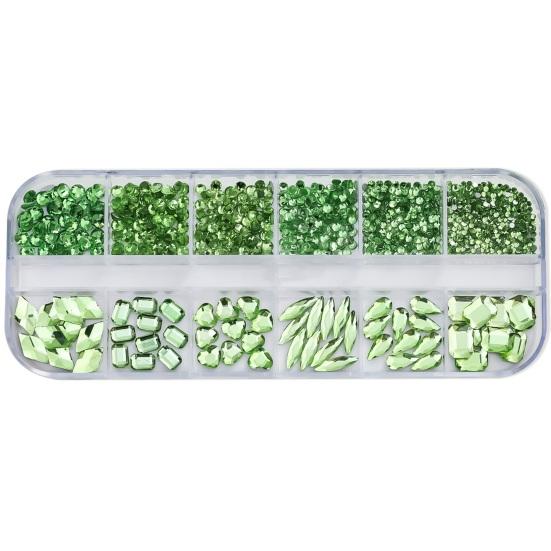 1 Box Sparkling with Rhinestones Nail Create Stunning 3D Nail Art Shiny Faux Crystal