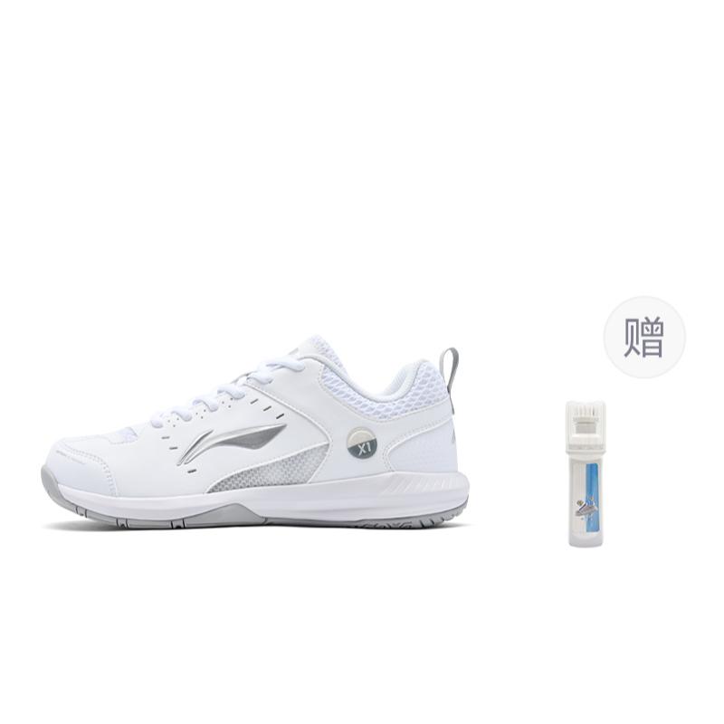 Li Ning Rocket Shoe 2.0 Нескользящие, Дышащие, Легкие Низкие Бадминтонные Кроссовки Унисекс Белый Серебристый AYTU049-5