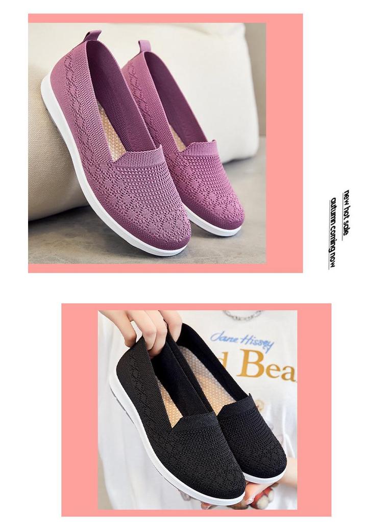 Женская повседневная дышащая обувь на плоской подошве - Мягкая подошва, удобная для всех возрастов