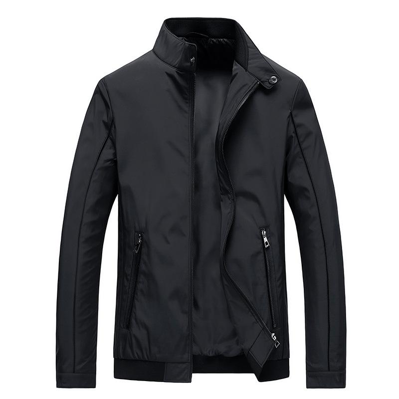 Jacket Men's Coat Casual Large Stand Collar Jacket Spring And Autumn Wear