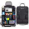 Car Rear Organizer with Touch Screen, Tablet Holder, Auto Storage Pockets Cover, Car Seat Back Protectors, Car Accessories