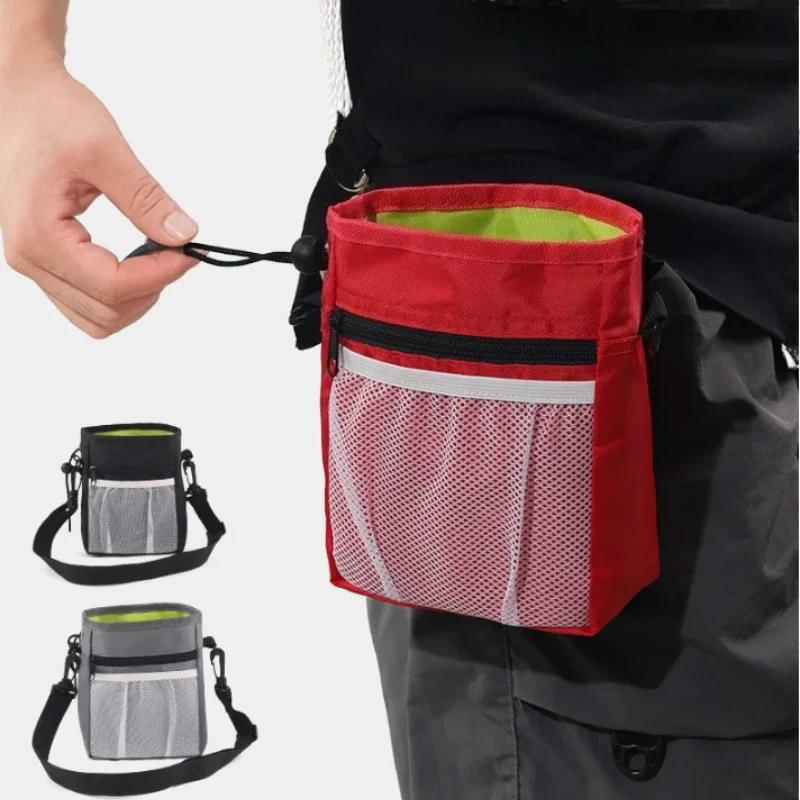 Waterproof Pet Training Snack Pouch Lightweight Crossbody Waist Bag for Puppy Owners Dog Walking Waist Snack Storage Pouch