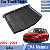 Коврики в багажник автомобиля 3D материал EVA для аксессуаров Skoda Fabia 2007~ 2018 Автомобильный задний поддон для груза Коврик в багажник Задние накладки Аксессуары