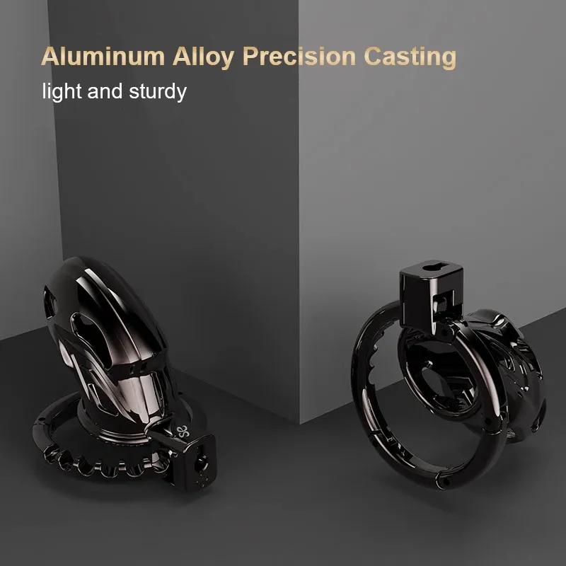Male Metal Chastity Cage CB Lock Sexy Adult Man Chastity Device Adjustable Cock Ring Fetish Cock Cage Sex Toys For Men