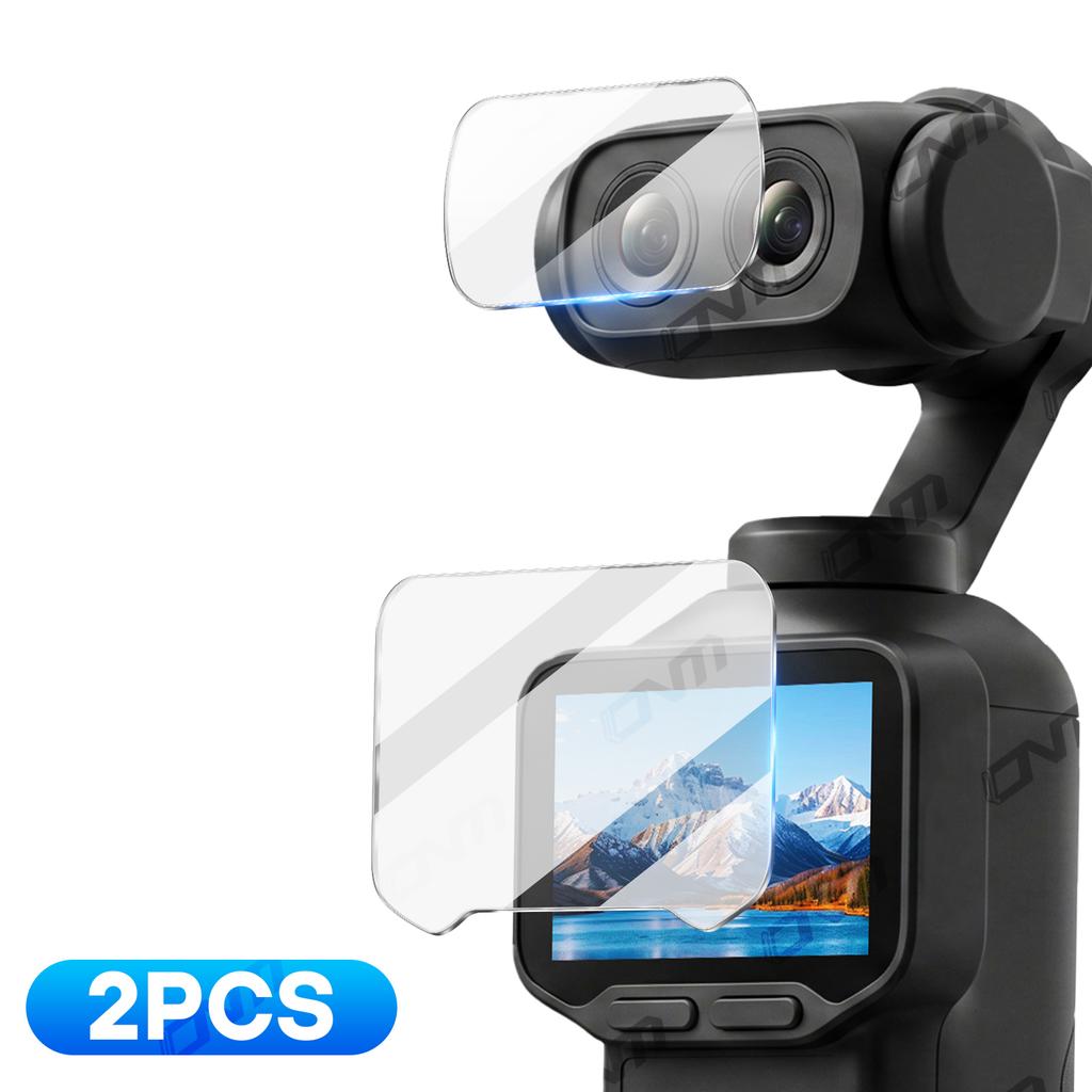 Закаленное стекло 9H для Insta360 Luna Ultra Pro, Ультрапрозрачная стеклянная пленка-защита экрана и объектива для аксессуаров Insta 360 Luna