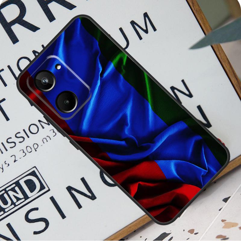Флаг Дагестана, герб для Realme C55 C53 C67 GT Neo 5 6 9 10 11 12 Pro Plus C11 C25 C21Y C30 C31 C33 C35 C51, чехол