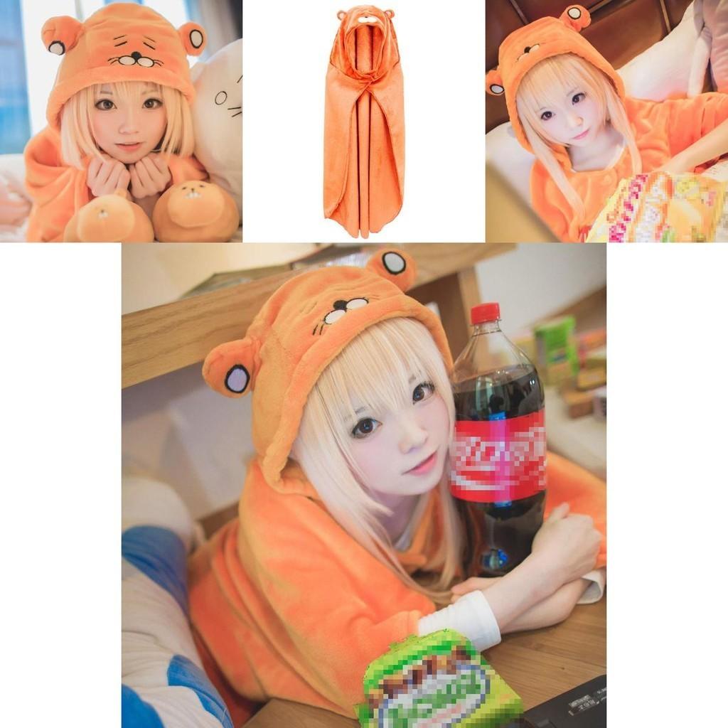 Яркая Himouto! Костюм для косплея Умару-тян Фланелевое одеяло-накидка Для фанатов