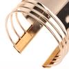 Chunky Wide Metal Bracelets For Women Open Cuff Exaggerated Cuff Bangles Trend Charm Arm Jewelry  Gifts