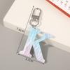 Simple Letters Keychain Backpack Pendant Keyring Bag Hanging Decoration Accessories Gift