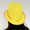 Universal Trilby Hat for Gentlemen Magicians Carnivals Trilby Hat Thicken Flat Top Hat for Gentlemen Casual Gathering