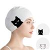 Hair Thickened Ears Protect Cartoon Cat Elastic Swim Pool Cap Swimming Cap Swimming Hat Diving Hat