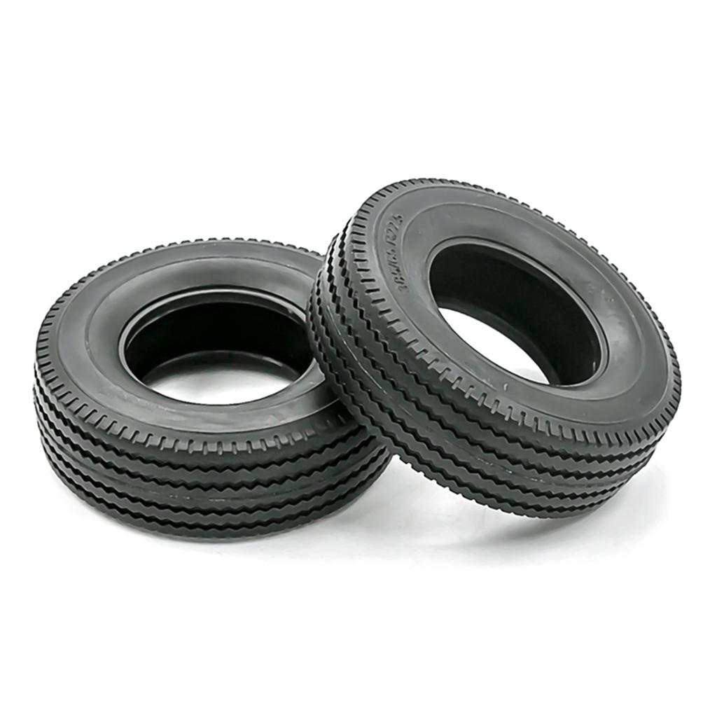 RC Crawler Rubber Tires RC Car Tires 4pcs Replacement for 1/14 Tamiya Tractor