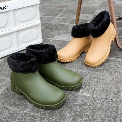 Водонепроницаемые дождевые ботинки для пар, мужские и женские, большого размера, для улицы, противоскользящие, износостойкие, водная обувь