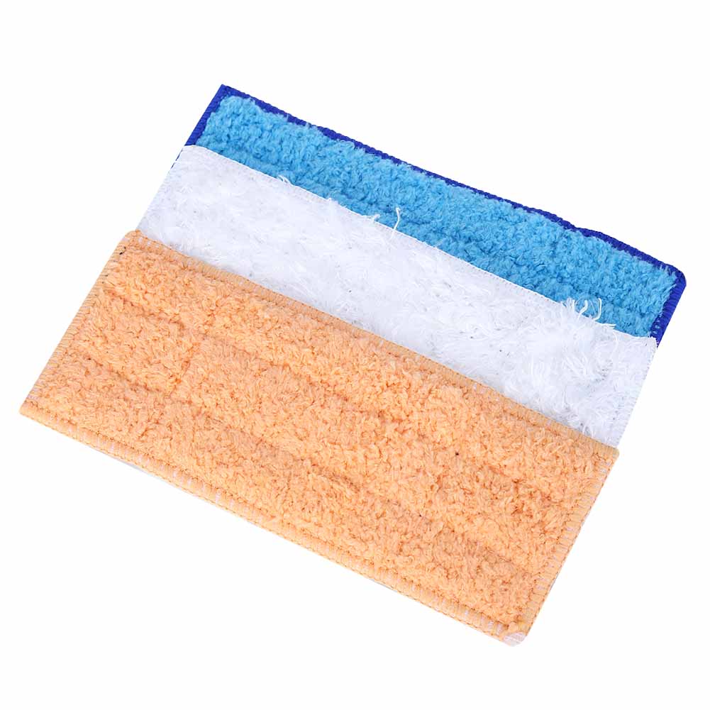 3 шт. волокнистые салфетки для мытья полов, многоразовые, сухая, влажная салфетка для уборки