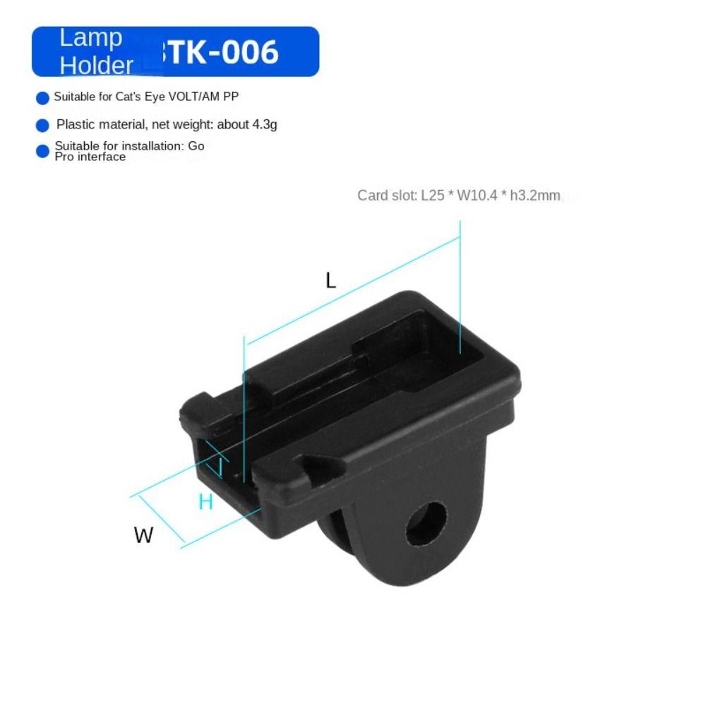 Aluminum Alloy Bicycle Front Light Holder Black Red Camera Stand for GoPro/ Brompton Cycling