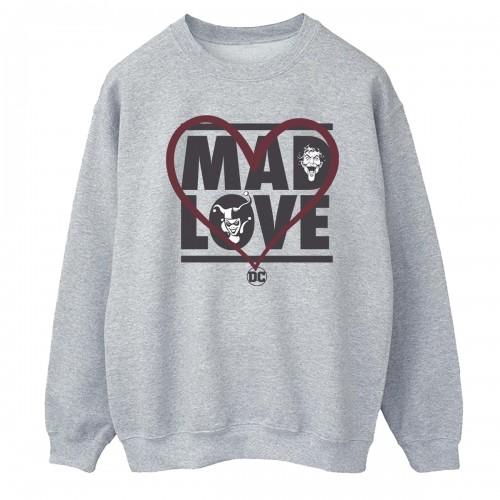 Batman Mens Mad Love The Joker & Harley Quinn Sweatshirt