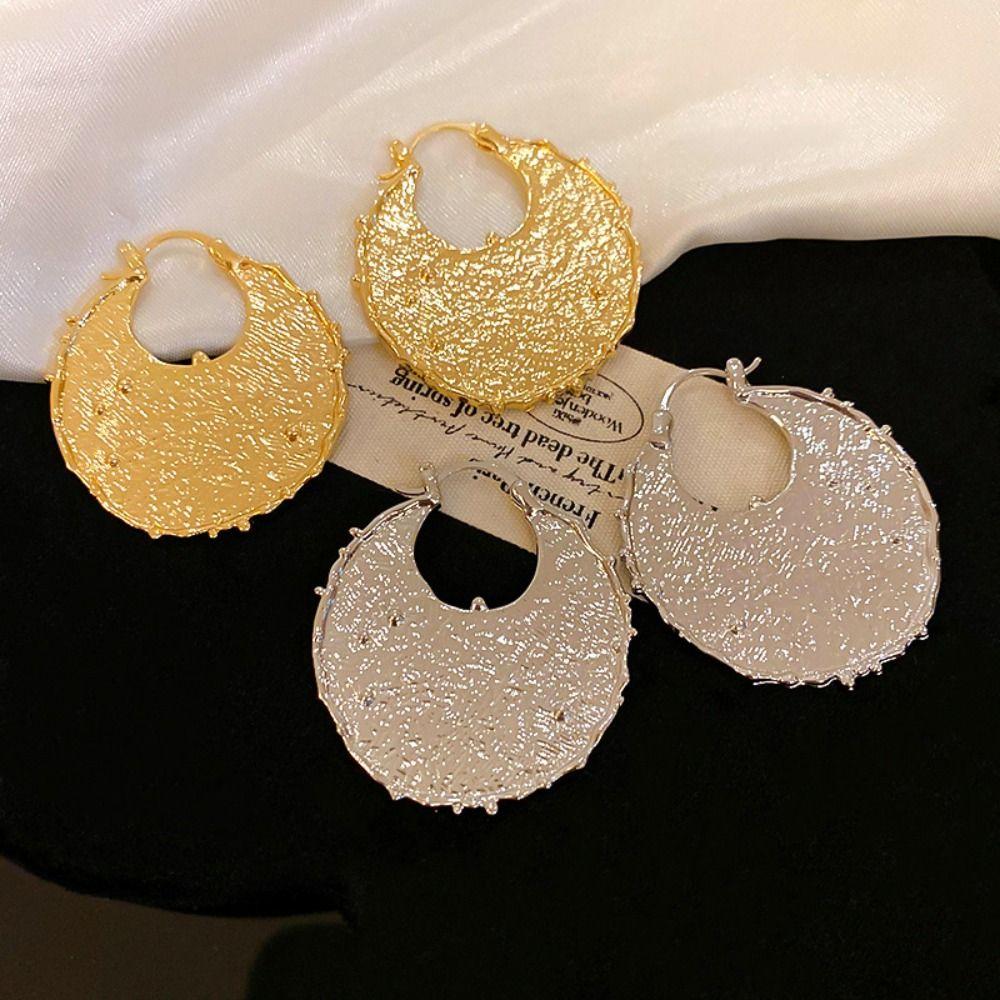 Классические круглые серьги-пряжки, модные геометрические серьги-гвоздики, подарок, нестандартные круглые серьги-подвески, ср.