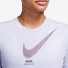 Новые кроп-топы Nike женские фиолетовые DZ3750-536