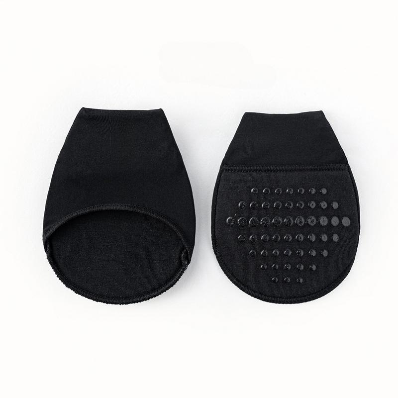 2 пары полуневидимых женских носков на весну и лето, тонкие носки с коротким носком и полупальцами, нескользящие носки для передней части стопы, носки на высоком каблуке