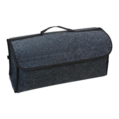 Органайзер для багажника автомобиля, сумка для хранения, складная коробка из мягкого фетра, органайзер для багажника автомобиля, дорожные инструменты, контейнер для уборки, серый