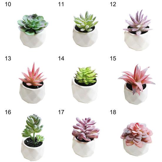 1шт искусственный цветок суккулентное растение бонсай DIY сад офис домашний декор партии