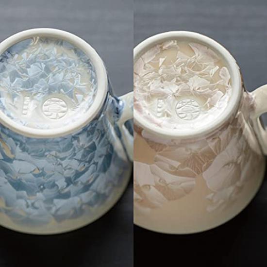 Кружка Wired Beans Mug прослужит всю жизнь, киотская посуда, цветочный хрустальный набор, парная кружка, кофейная чашка 240 мл, парная кружка в подарочной коробке (Проволочные бобы) (Бежевый/Гинтоки)