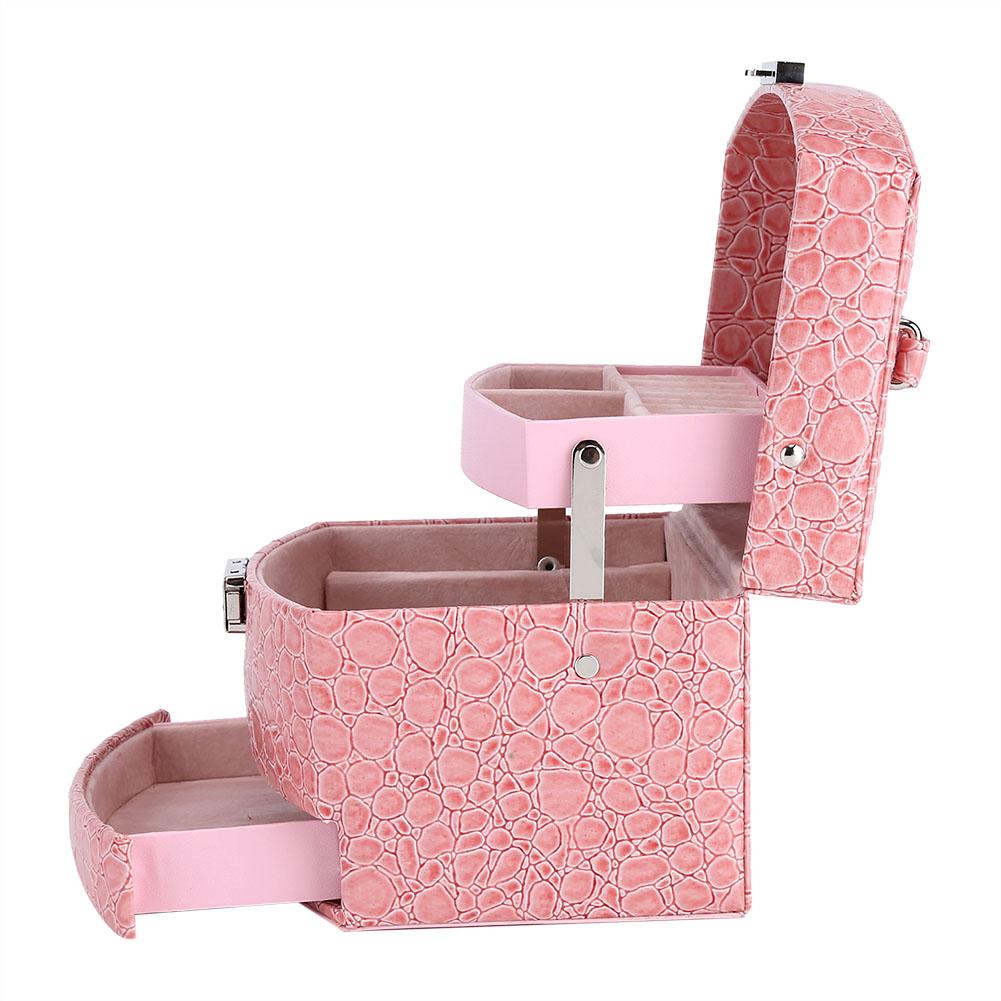 3 слоя ювелирных изделий, ожерелье, кольцо, коробка для хранения, женский подарок, товары для дома