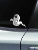 J462 # забавные автомобильные наклейки-призраки, виниловые наклейки для крышки топливного бака автомобиля, водонепроницаемые украшения, автомобильные наклейки