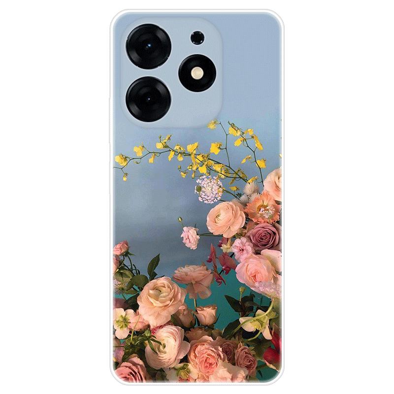 Для Tecno Spark 10 Pro Spark10 чехол Мягкая силиконовая задняя крышка модный чехол для телефона с мультяшным рисунком