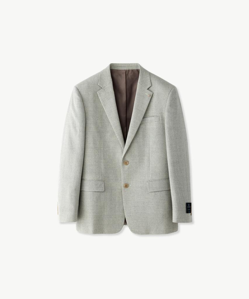 STCO Italy Carlo Barbera 120S Wool Suit Jacket_Grey Houndstooth (Classic Fit)_Ssjvd96Cag