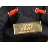 GIANNI VERSACE [Beautiful Condition] Sunburst Jewelry Drawstring Bag Pouch Orange / multicolorUsed