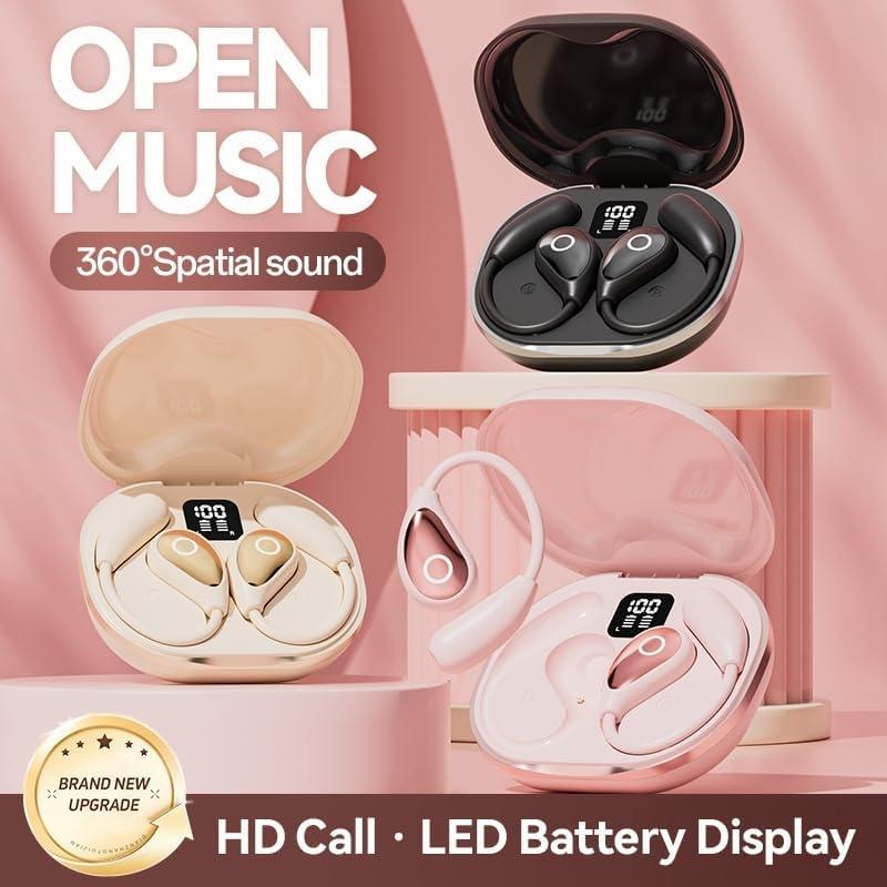 Наушники-вкладыши с функцией перевода в режиме реального времени Bluetooth 5.4 AI, беспроводные наушники-переводчики 3 в 1, наушники с акцентами на 144 языка