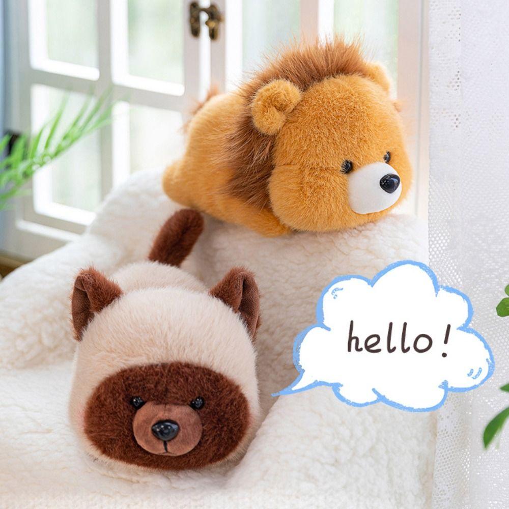 Little rabbit Raccoon Doll Clip Border Collie Deer Plush Doll Panda Plush Toy Birthday Parties
