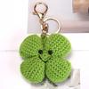 Вязаный кулон в форме сердца и цветка радужных цветов, связанный крючком из мягкой хлопковой нити, брелок для сумки, автомобильных ключей, рюкзака.