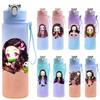 Anime Demon Slayer 750ML Water Bottle Anime Cartoon Large Capacity Drinking Cup Portable Outdoor Sports Water Cup Children Gift