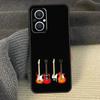 Vintage Music Guitars Phone Case For OPPO Reno 12 F 13 11 8T 7 8 10 Pro OPPO Find X8 Pro X6 Pro X3 X5 Lite Cover