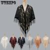 Lace Triangular Scarf Shawl Bride Bridesmaid Group Wedding Dress Banquet Shawl Triangular Scarf Women